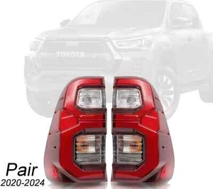 Rear Right & Left LED Tail Light Lamp Pair For Toyota Hilux Revo Rocco 2020-2024 - Picture 1 of 12