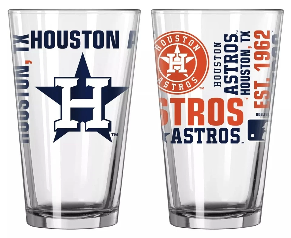 Boelter Brands MLB Spirit 16oz Pint Glass (Houston Astros) - Image 1 of 1