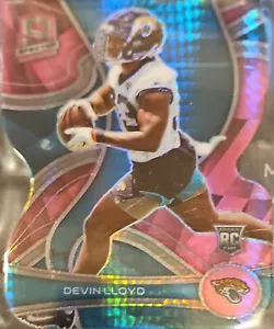 2022 Panini Football Spectra Devin Lloyd - Neon Pink Die Cut / 20 - Picture 1 of 2