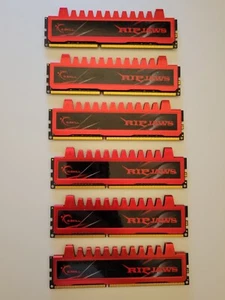 G. Skill RipJaws 8GB (2x4GB) DDR3-1600 PC3-12800 Desktop RAM F3-12800CL9D-8GBRL - Picture 1 of 4