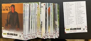 CRYPTOZOIC WALKING DEAD SEASON 4 PART 1, FULL CARD SET # 1-72 +3 SUB SETS - Picture 1 of 3
