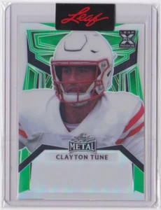 2023 LEAF METAL GREEN ROOKIE PORTRAITS UNSIGNED PROOF 1/1 CLAYTON TUNE #BA-CT1 - Picture 1 of 2