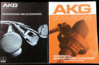 1978 Catalogues de produits professionnels AKG : microphones composants cartouches acc