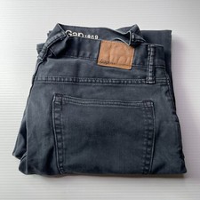 GAP Straight Denim Jeans Mens Size 32 Waist Black Casual Style Summer Fashion