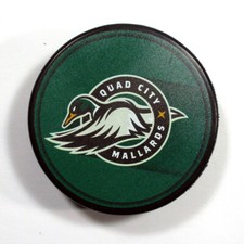 Quad City Mallards Team Logo Official ECHL Collectible Souvenir Hockey Puck