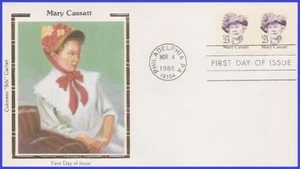 USA4 #2181 U/A COLORANO SILK FDC STR2 Mary Cassatt - Bild 1 von 1