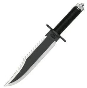 RAMBO FIRST BLOOD Knife 25.5 cm blade sheath camping tactical bowie pig military - Picture 1 of 14