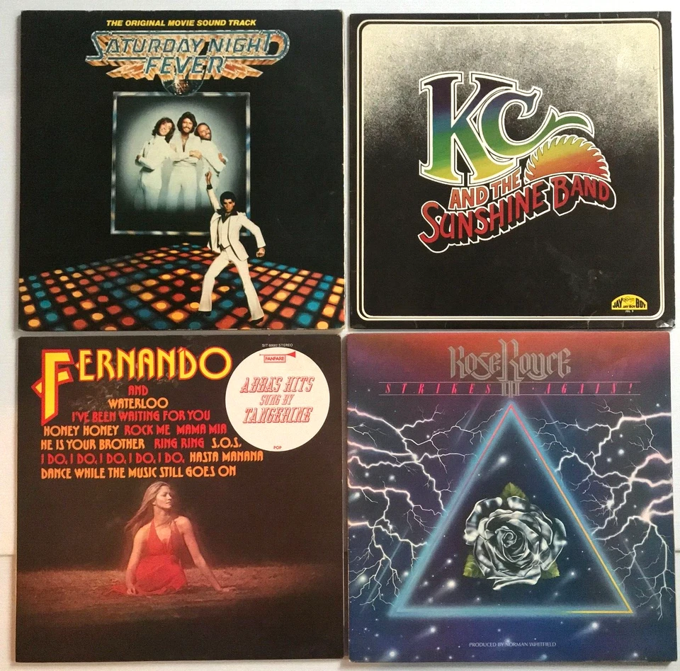 Rose Royce, Saturday Night Fever, KC Sunshine Band Disco Vinyl LP Job Lot x4  - Image 1 of 4
