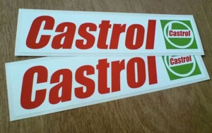 CASTROL Old Style Classic Vintage Retro Car Motorcycle Stickers Decals 180mm - Picture 1 of 1