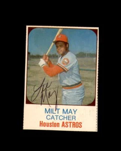 Milt May Signed 1975 Hostess Houston Astros Autograph - Picture 1 of 2