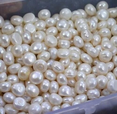 Excellent 100 Ct Natural Pearl White Cabochon Shape Loose Certified Gemstone Lot - Image 1 of 3