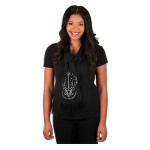 Erwachsene Kind Harry Potter leuchtend im Dunkeln schwarz Expecto Patronum Patronus Schal Geschenk - Bild 1 von 3