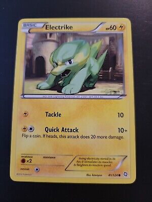 Pokemon TCG Card 2012 Dragons Exalted - Electrike 41/124
