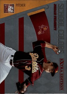 2010 (CARDINALS) Donruss Elite Extra Edition School Colors #1 Jordan Swagerty