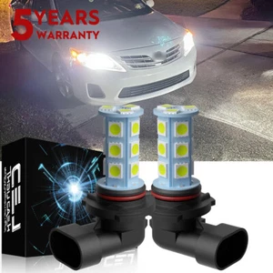 For Toyota Daytime Running Light DRL LED Bulbs High Power 6000K 100W 9005 HB3 2X - Picture 1 of 14