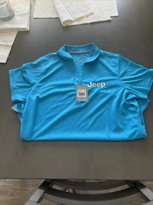 Jeep Shirt Damen Gr. L Aqua Teal Bestickt Poloshirt Jeep Neu mit Etikett - Bild 1 von 7