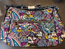 Disney Vera Bradley Iconic Vera Tote Bag Mickey's Whimsical Paisley a