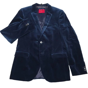 $595 Hugo Boss Arti 232 Velvet Extra Slim Fit Blazer Jacket Mens Size 40R - Picture 1 of 11