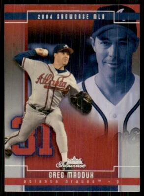 2004 Fleer Showcase #87 Greg Maddux Atlanta Braves - Image 1 of 2