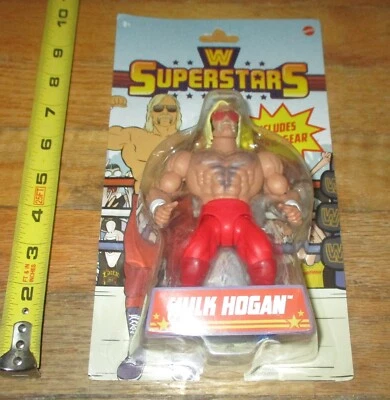Figura de lucha libre 2023 WWE WWF Mattel Hulk Hogan Superstars serie 8 roja años 80 Foto 1 de 4