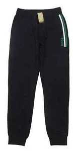 NWT BOSS Hugo Boss Men's Black Jogger Cotton Logo Essential Pants XL - Picture 1 of 4