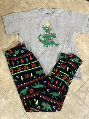 Boys 14-16 Old Navy Christmas Holiday  Fleece Pajama Pants With Custom Top  - Image 1 of 4