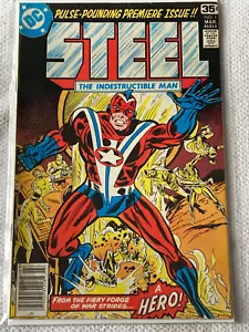 Steel The Industricible Man #1 1978 DC Comics in perfette condizioni - Foto 1 di 1