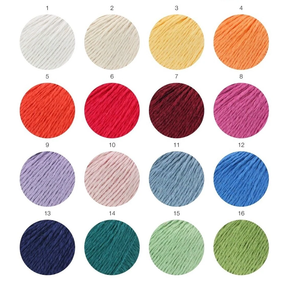 Lana Grossa 50 g Dodici Baumwolle Leinen Wolle Garn Stricken 20 Farben - Bild 1 von 1