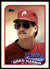 1989 Topps Tiffany Greg Harris Philadelphia Phillies #627
