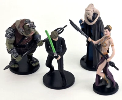 Star Wars Disney Store Jabba Hutt Playset Figures Luke Leia Fortuna Gamorrean - Image 1 of 4