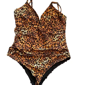 Badeanzug Leopard groß Einteiler - Bild 1 von 5