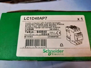 Schneider Electric Leistungsschütz LC1D40AP7 Schütz Leistungsschütze NEU - Bild 1 von 1
