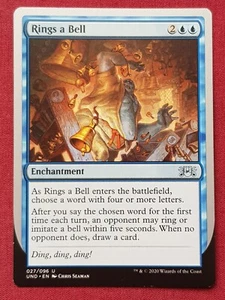 Magic The Gathering ANILLOS NO AUTORIZADOS UNA CAMPANA tarjeta azul Magic The Gathering - Imagen 1 de 2