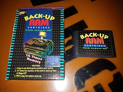 ## SEGA Mega-CD - PAL Back-Up Ram Cartridge - mit Verpackung ## - Bild 1 von 3
