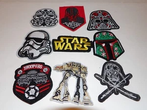 STAR WARS PATCH 9-PIECE LOT - Picture 1 of 10