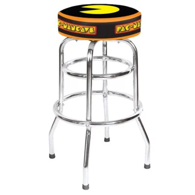 Pac-Mancave Logo Barstool - Image 1 of 2