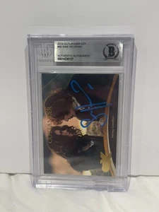 SAM HEUGHAN SIGNED OUTLANDER CZX CARD #40 SAYING GOODBYE AUTO BECKETT BGS - Picture 1 of 2