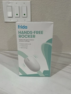 Dispositivo basculante manos libres Frida Baby con 5 niveles de vibración, blanco universal Foto 1 de 4