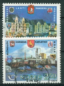 Norwegen 1986 NORDEN Partnerstädte 948/49 gestempelt - Bild 1 von 1