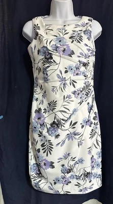 Calvin Klein Paneled Floral Sheath Dress 6P - Image 1 of 4