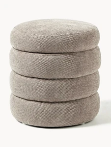 Westwing Polsterhocker Alto mit Stauraum 43x48cm - Bild 1 von 3