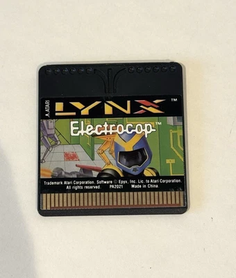 Electrocop (Atari Lynx, 1989) Good Shape Authentic - Image 1 of 3
