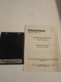 Intellivision Mountain Madness Super Pro Skiing Game And Instructions Tested...