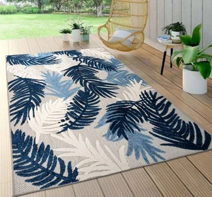 Rugshop Outdoor Rug Tropical Floral Modern Indoor Outdoor Rugs Large Patio Rugs - Picture 1 of 92