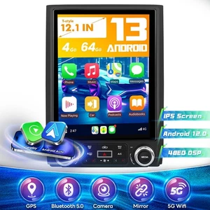 4+64GB Android 13 Radio For Ford Expedition 2015-2017 Car Stereo 5G WiFi +Camera - Foto 1 di 15