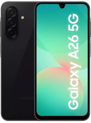 Cellulare Smartphone Samsung Galaxy A26 5G 6,7” SM-A266 6+128GB NERO - Immagine 1 di 4