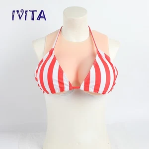 IVITA 3XL E Cup Realistic Boobs Silicone Breast Forms Fake Boobs Half Body - Picture 1 of 12