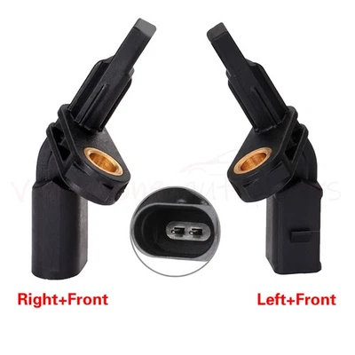 2 x Conjunto de sensor de velocidad de rueda ABS para 05-14 Volkswagen Jetta 08-09 Audi TT Foto 1 de 4