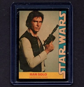 HARRISON FORD as HAN SOLO 1977 Star Wars Topps Movie Trading Card #4 PSA - Picture 1 of 2