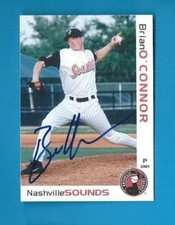 BRIAN O'CONNOR AUTOGRAPH Auto 2001 GRANDSTAND LAKE NASHVILLE SOUNDS